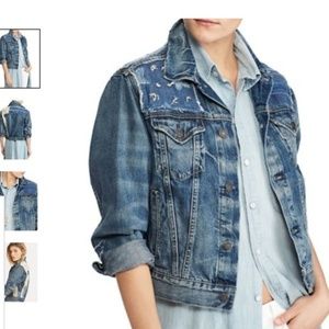 Brand new trucker jean jacket